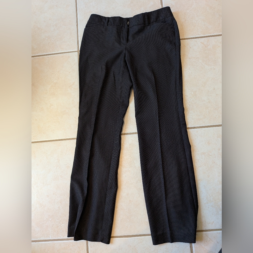 Worthington Black Dot Pattern Dress Pants